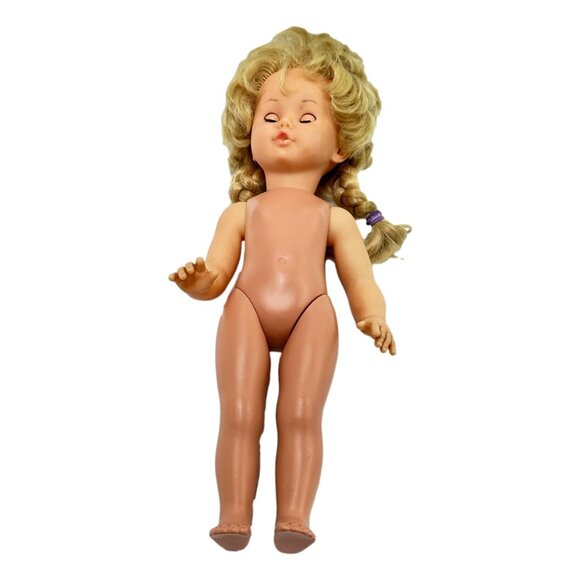 Schildkrot Crier Doll 18 in Blonde 44 Turtle Mark W Germany Plastic Working - Picture 5 of 16